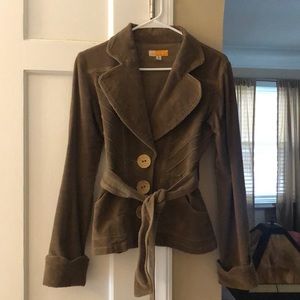 Tulle corduroy jacket